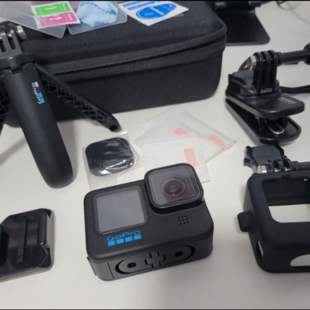 GoPro Black Action Camera with Accessories